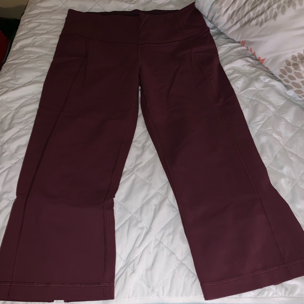 Lululemon Wide Leg Crops Size 10